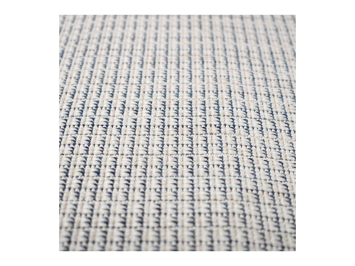 Tapis extérieur, kilim reversible 160x230 LYN2 N REVERSIBLE bleu et gris