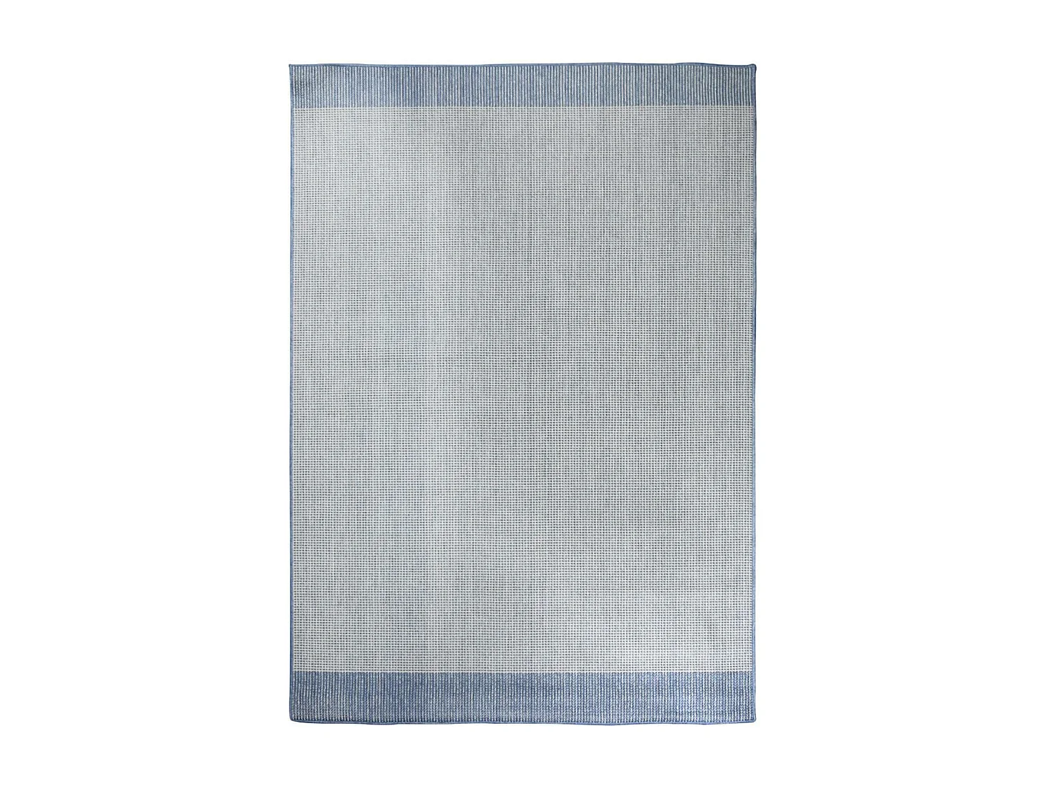 Tapis extérieur, kilim reversible 160x230 LYN2 N REVERSIBLE bleu et gris
