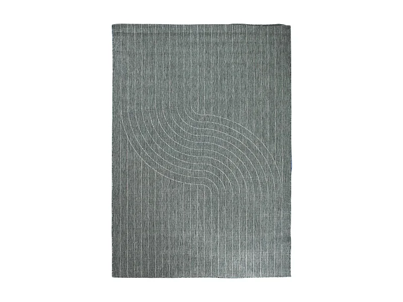 Tapis extérieur, kilim reversible 120x170 LYN2 AW REVERSIBLE vert et beige