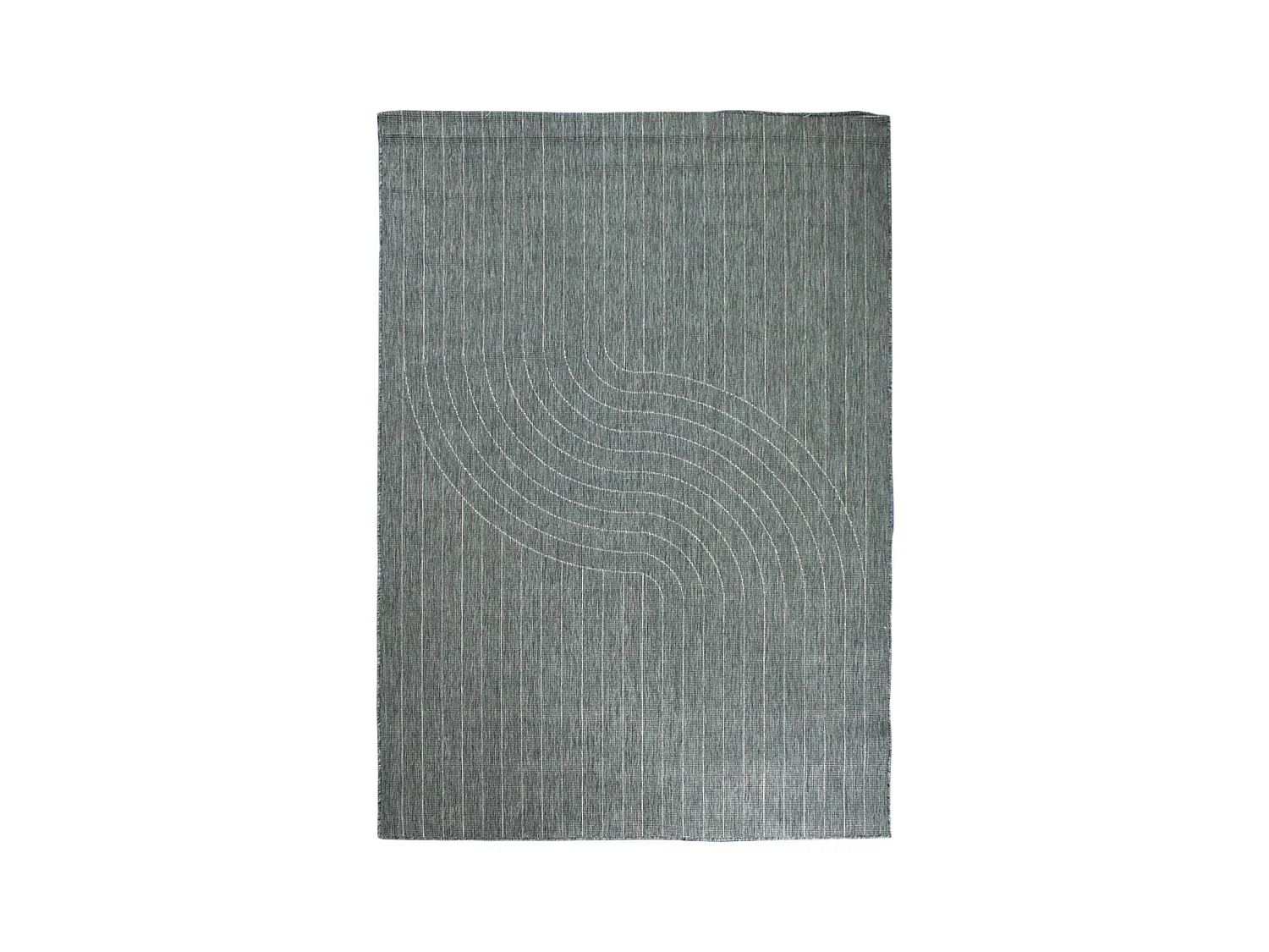 Tapis extérieur, kilim reversible 120x170 LYN2 AW REVERSIBLE vert et beige