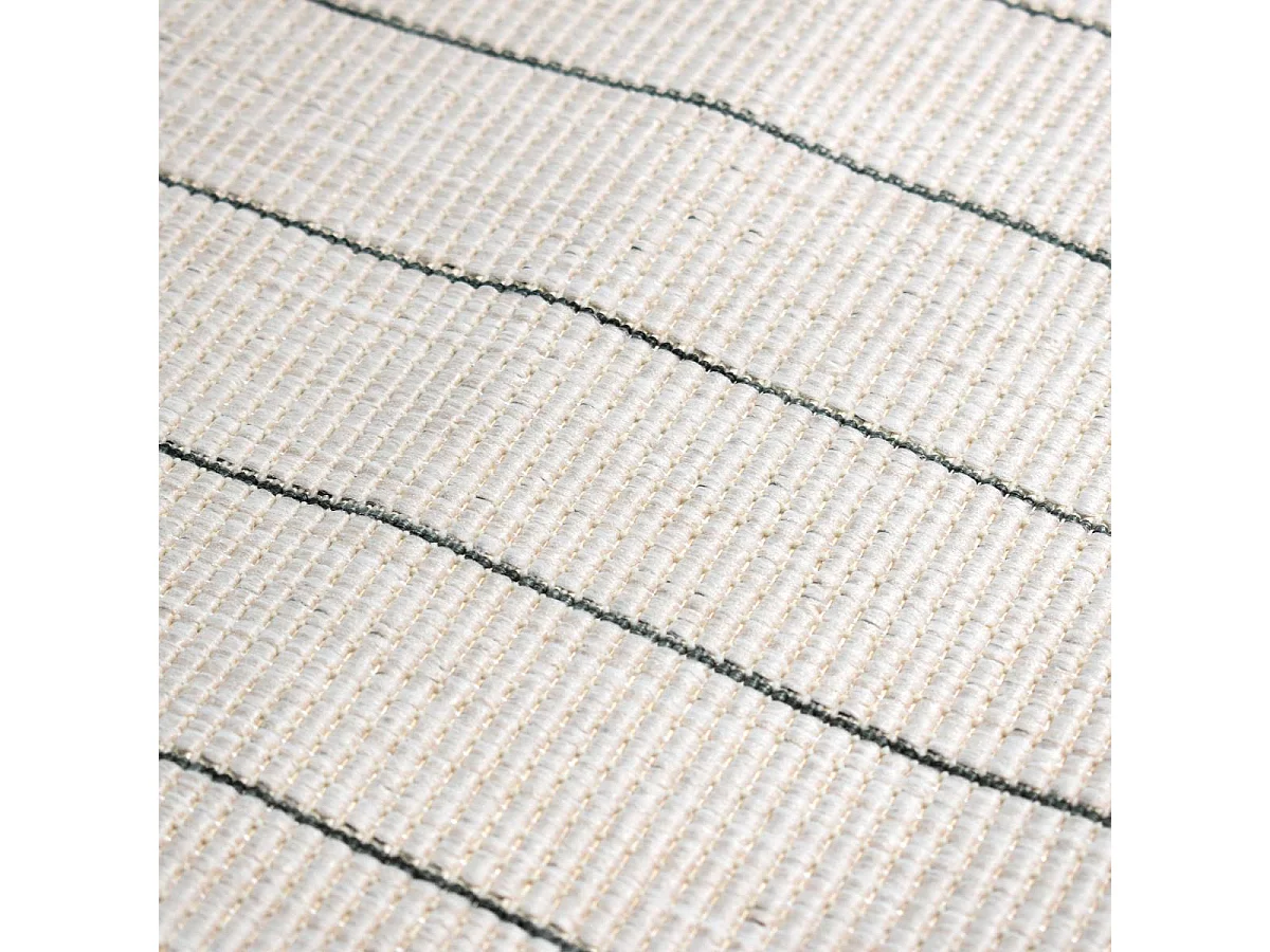 Tapis extérieur, kilim reversible 120x170 LYN2 AW REVERSIBLE vert et beige