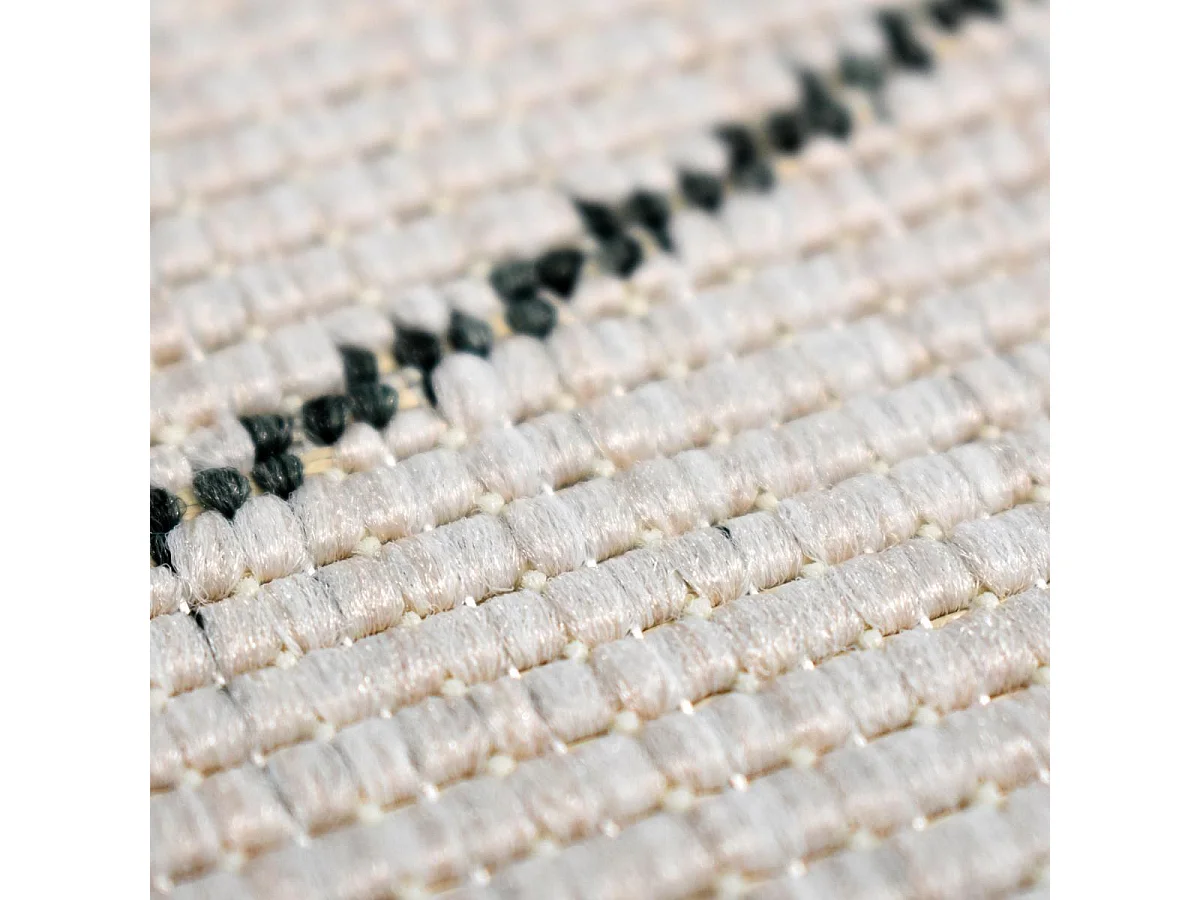 Tappeto da esterno, kilim reversibile 120x170 EX1 OR verde e beige