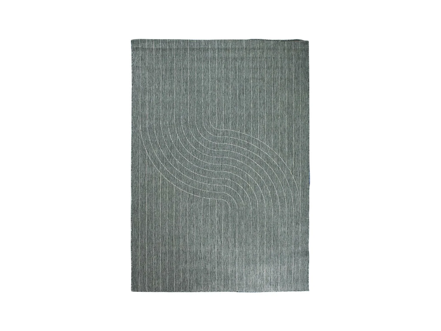 Tapis extérieur, kilim reversible 200x290 LYN2 AW REVERSIBLE vert et beige