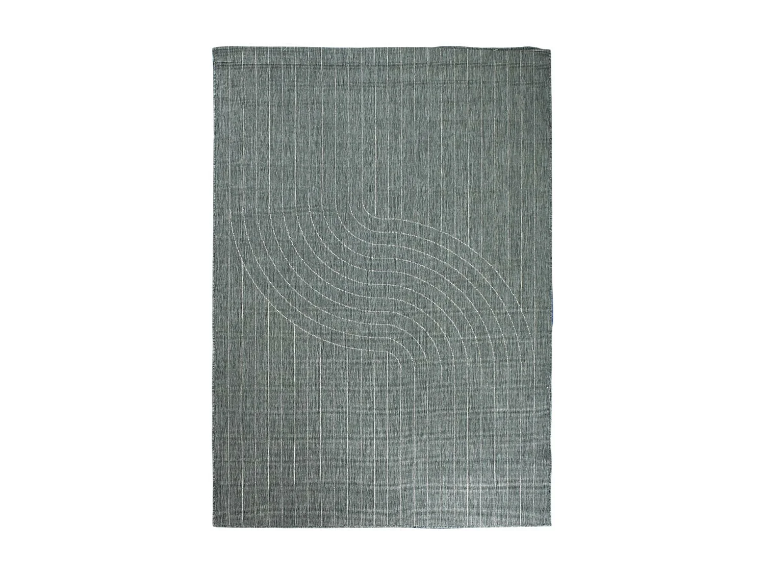 Tapis extérieur, kilim reversible 200x290 LYN2 AW REVERSIBLE vert et beige