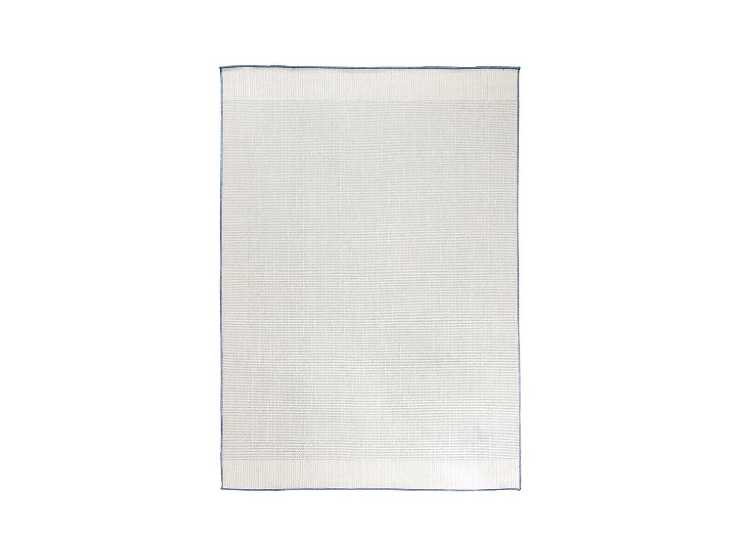 Tapis extérieur, kilim reversible 120x170 LYN2 N REVERSIBLE bleu et gris