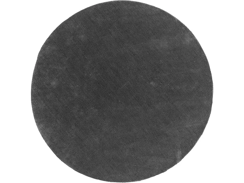 Tapis Déco Rond "Undra" 200cm Gris Foncé