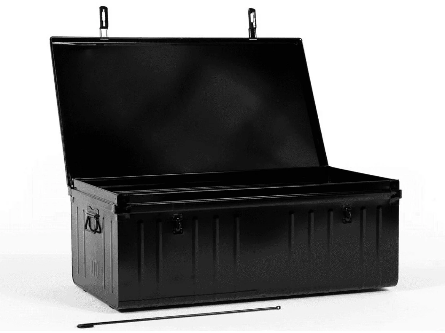 Lot de 3 malle de rangement en métal Habitat - Capacité 95 - 130 - 175 litre-Kaki