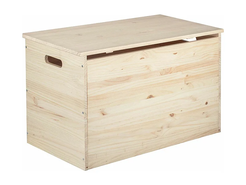 Sitztruhe mit Stauraum aus Rohkiefernholz 135 Liter