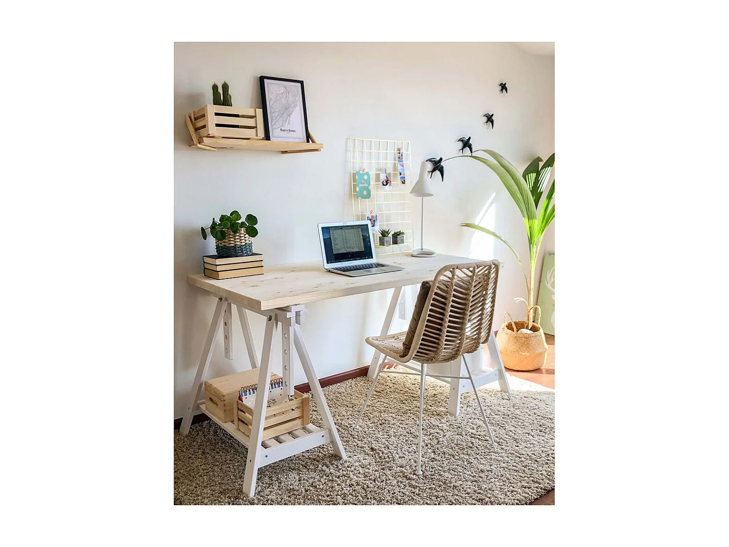 Caisse de rangement en pin massif Home box Petite