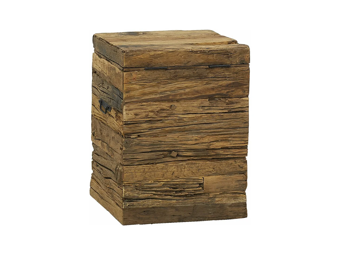 Coffre en bois massif recyclé Petit modèle