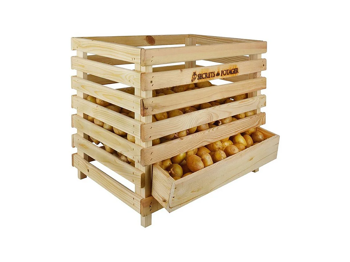 Caisse à pommes de terre en bois