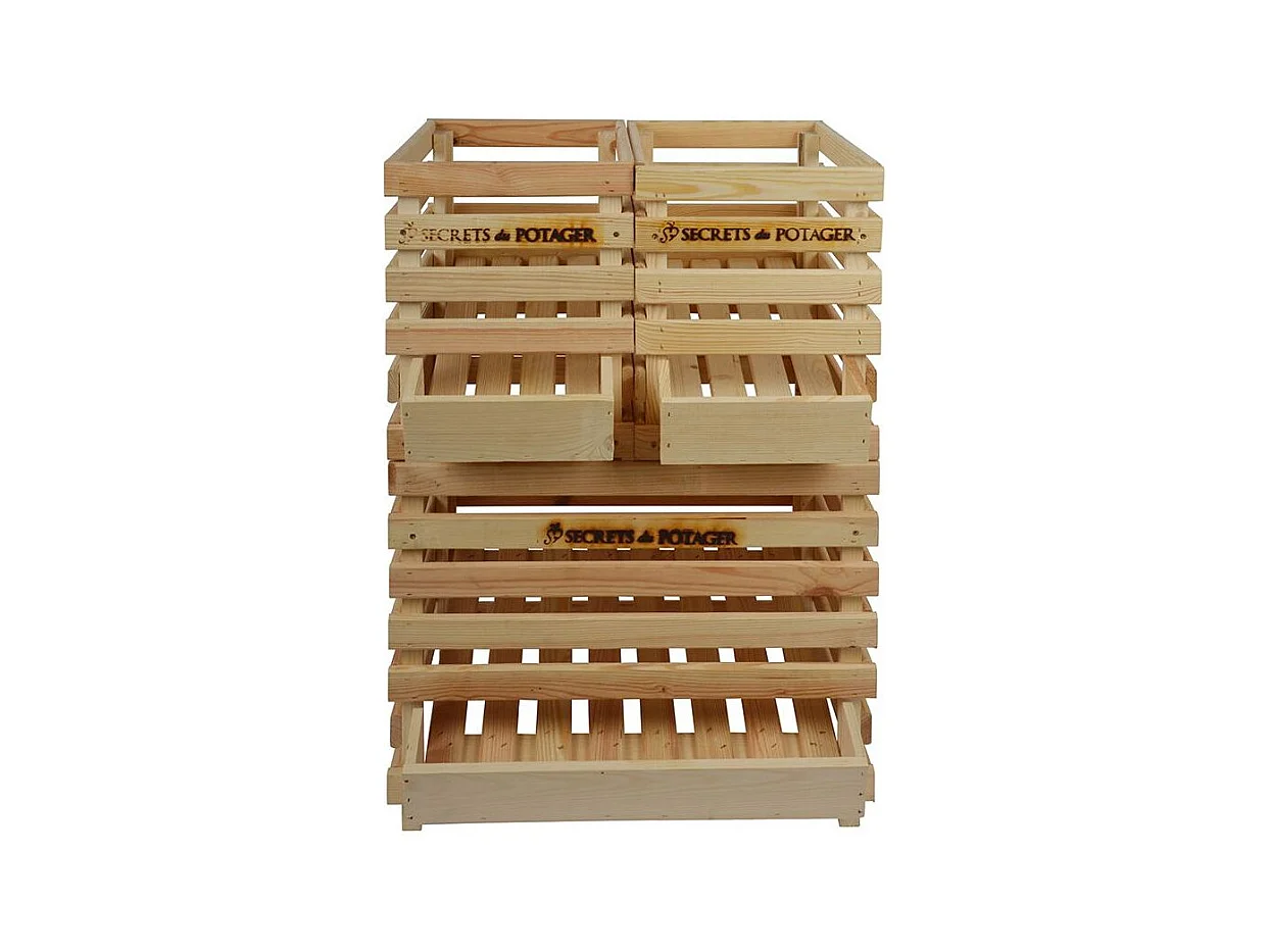 Caisse à pommes de terre en bois
