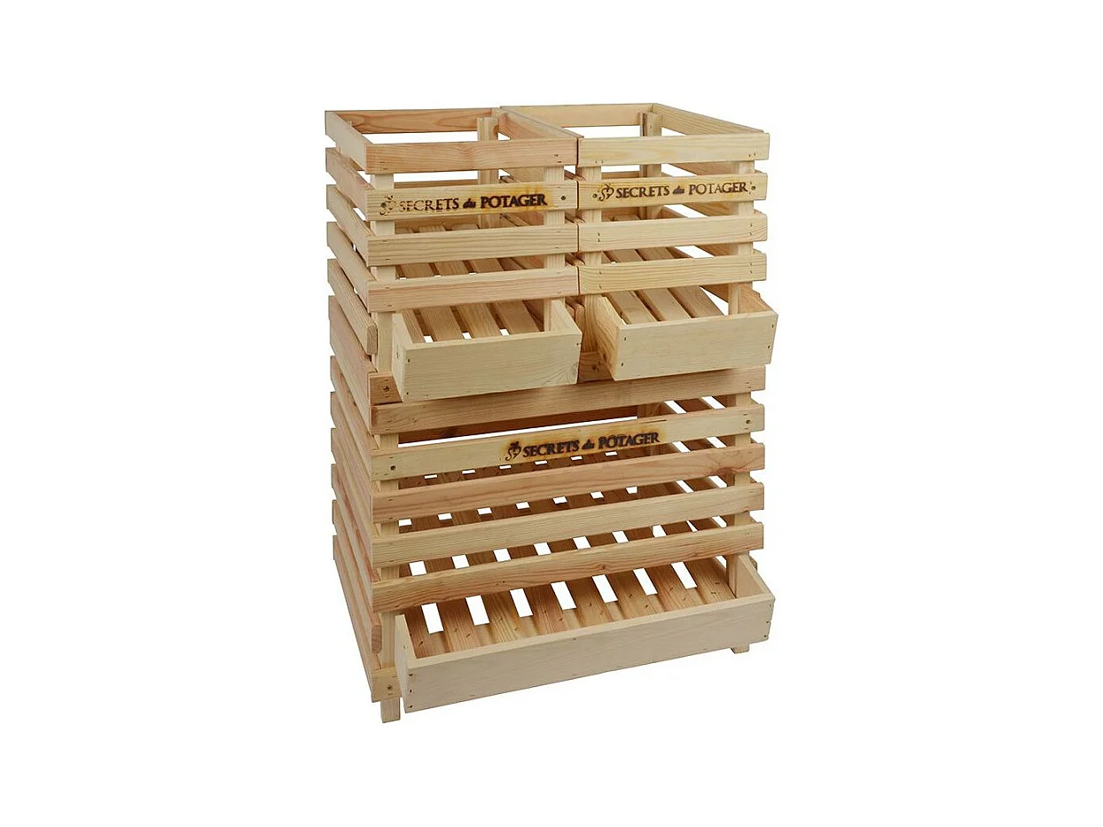 Caisse à pommes de terre en bois