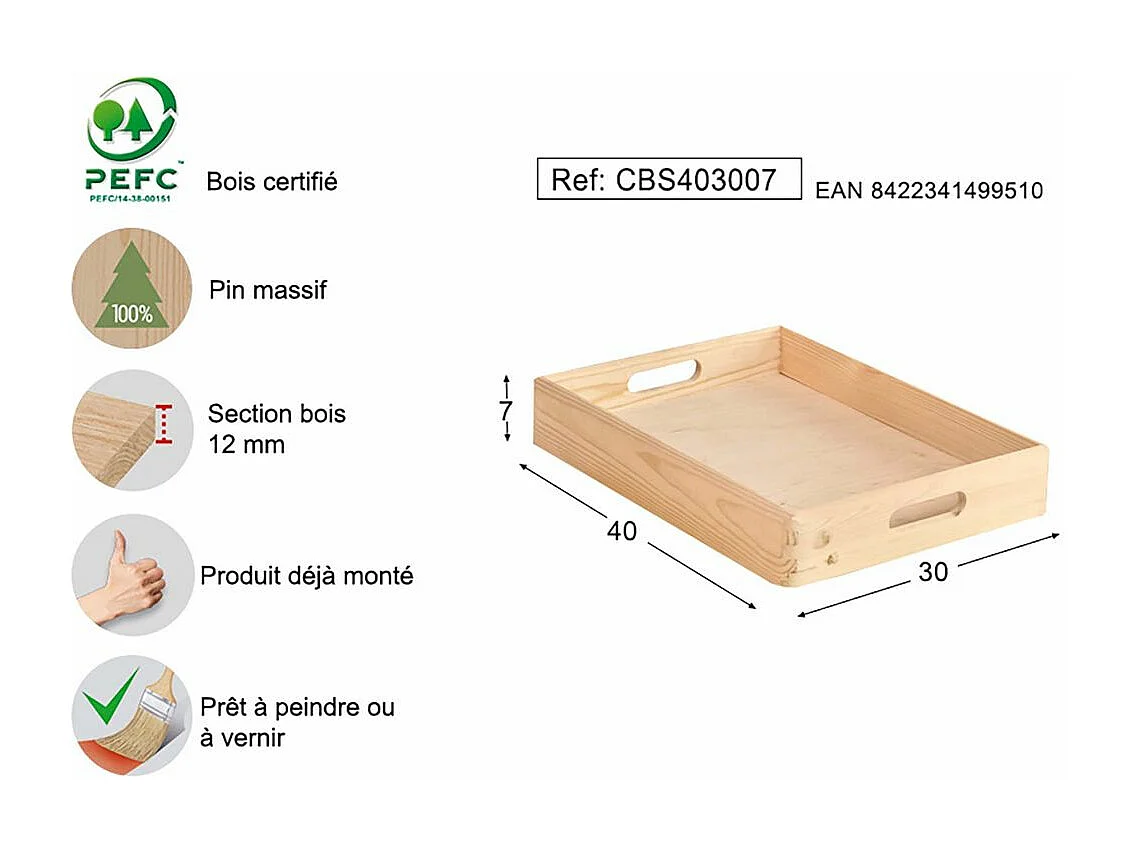 Aufbewahrungsbox aus Holz