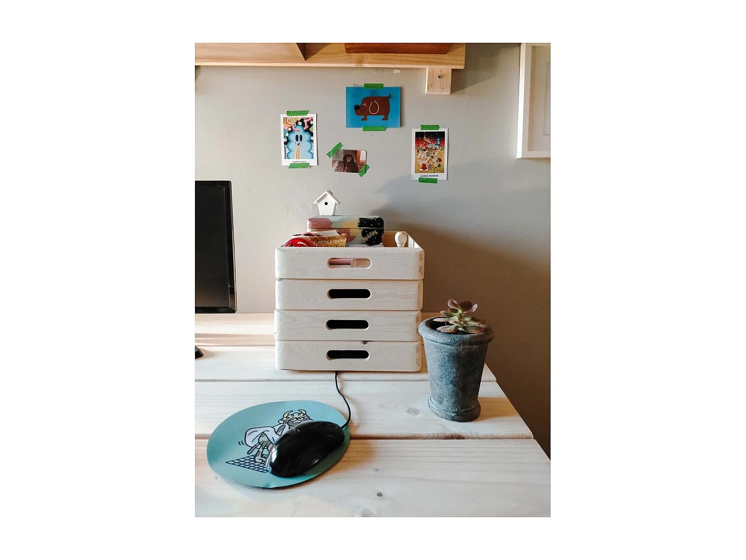 Aufbewahrungsbox aus Holz