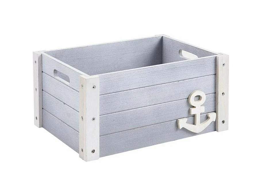 Caisse de rangement en bois Marina (Lot de 4)