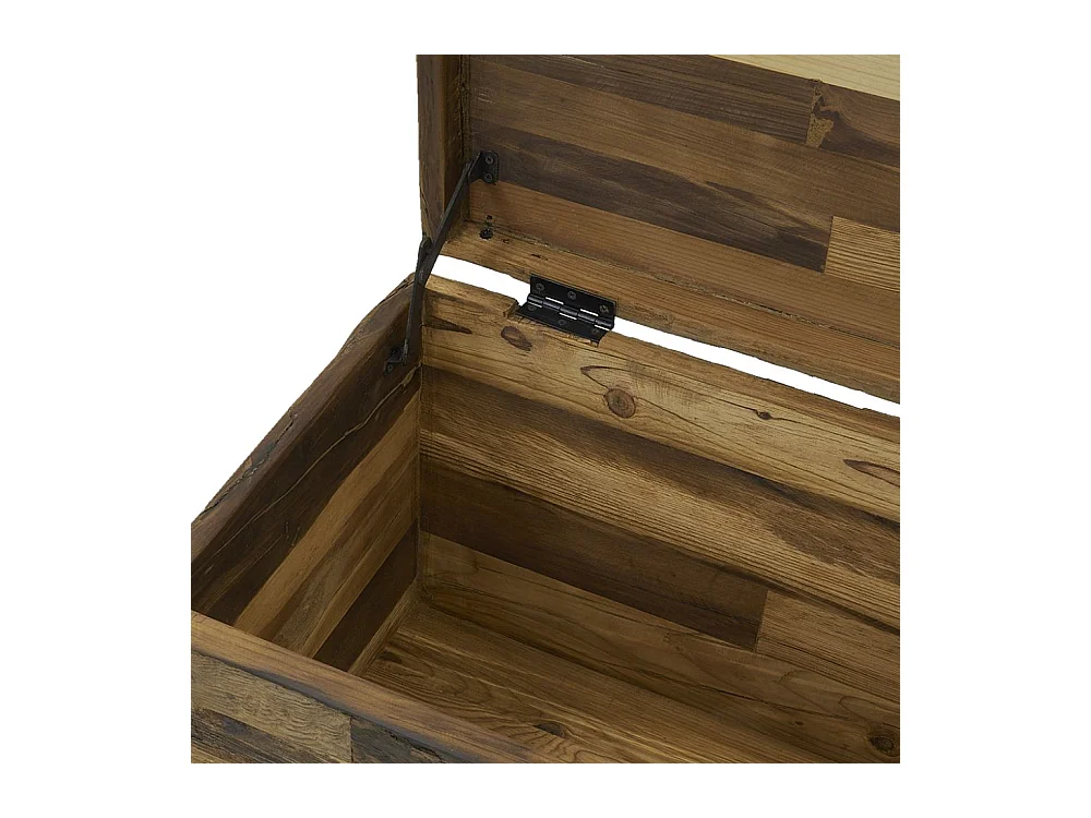 Coffre en bois massif recyclé Grand modèle