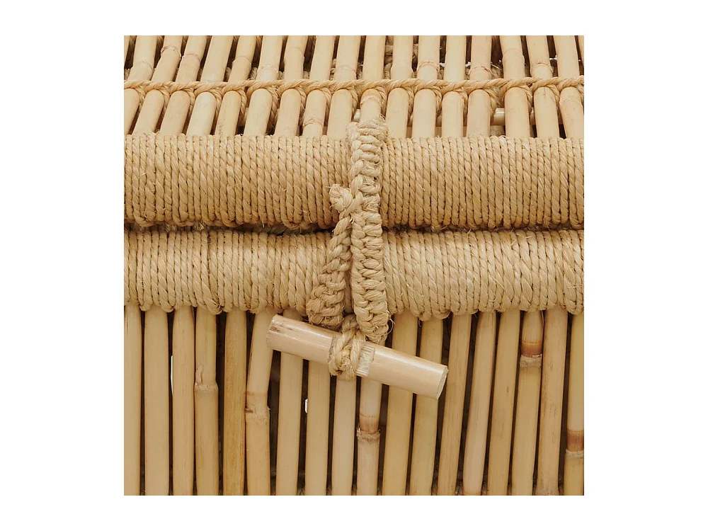 Malles en roseau naturel (Lot de 2)