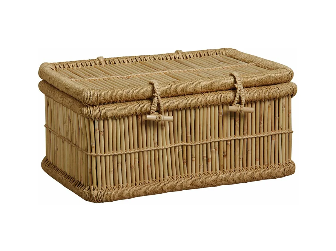 Malles en roseau naturel (Lot de 2)