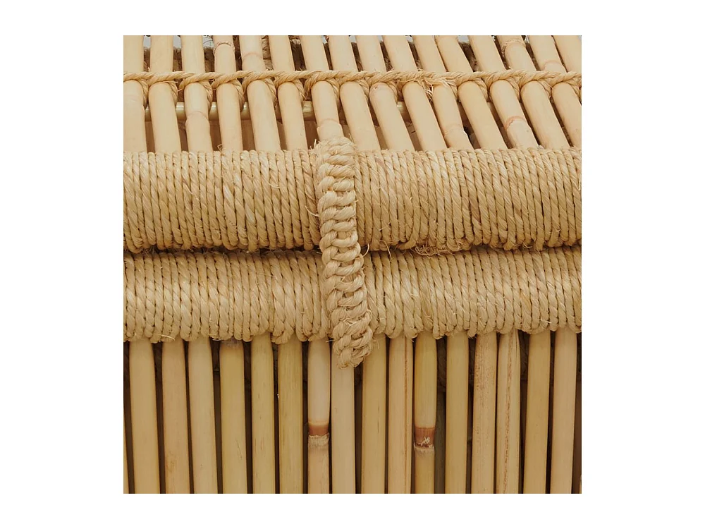 Malles en roseau naturel (Lot de 2)