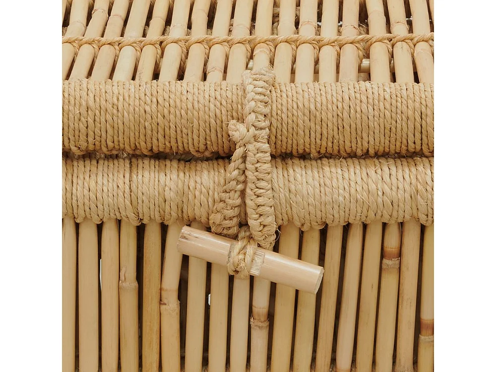 Malles en roseau naturel (Lot de 2)