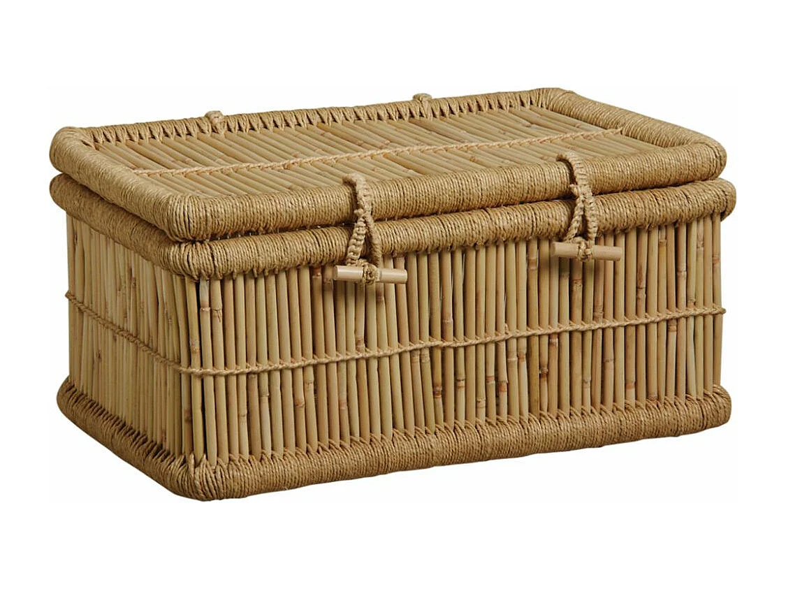 Malles en roseau naturel (Lot de 2)