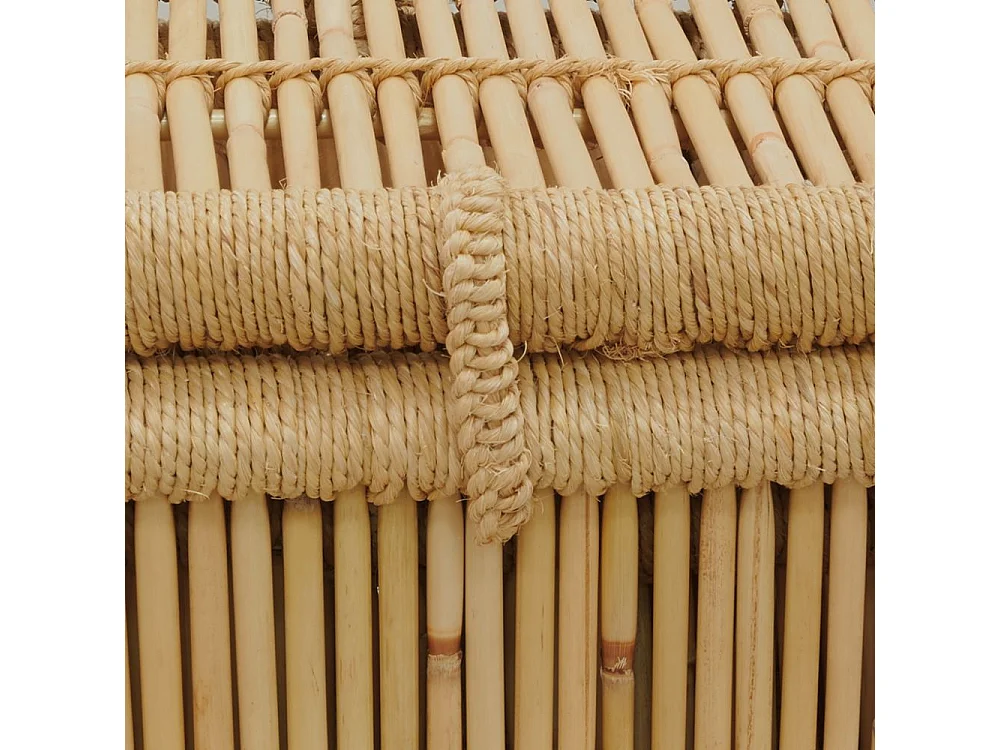 Malles en roseau naturel (Lot de 2)