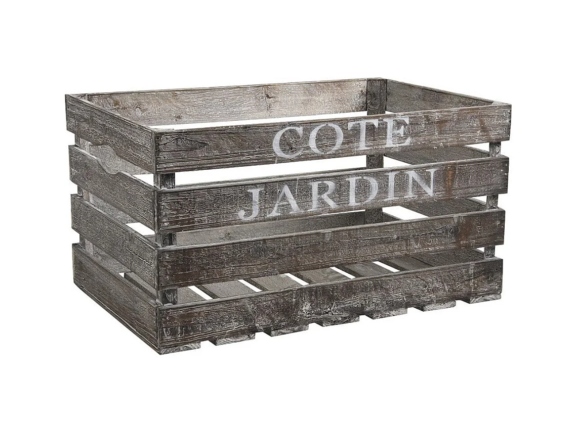 Caisse en bois Côté jardin Longueur 55cm