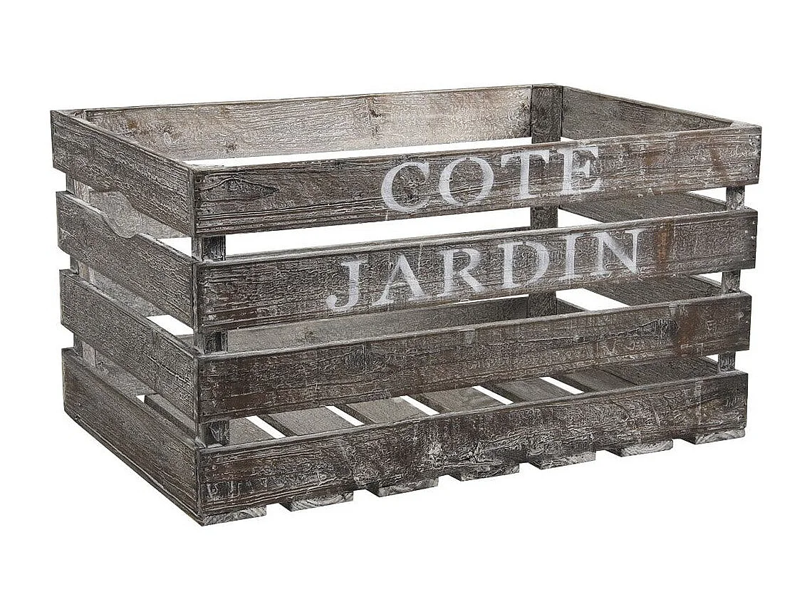 Caisse en bois Côté jardin Longueur 55cm