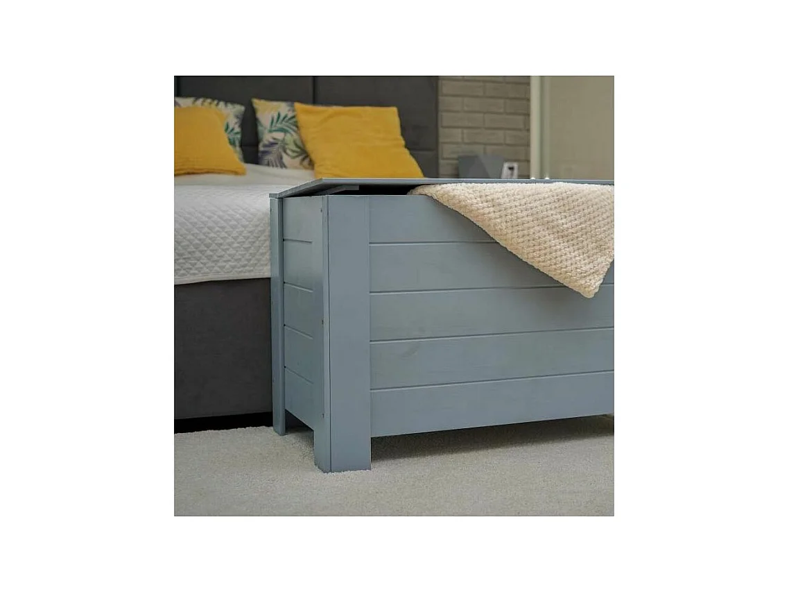 Coffre de rangement en pin  77 x 40 x 50 cm