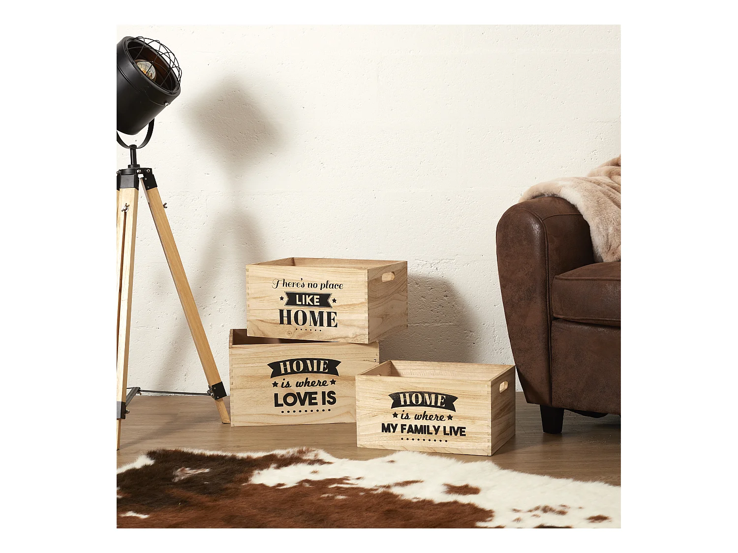 Cagette X3 Mm Beige, Noir