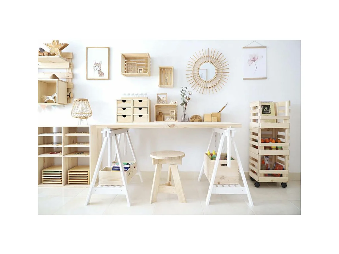 Caisse de rangement sur roulettes Evolution (Lot de 3)