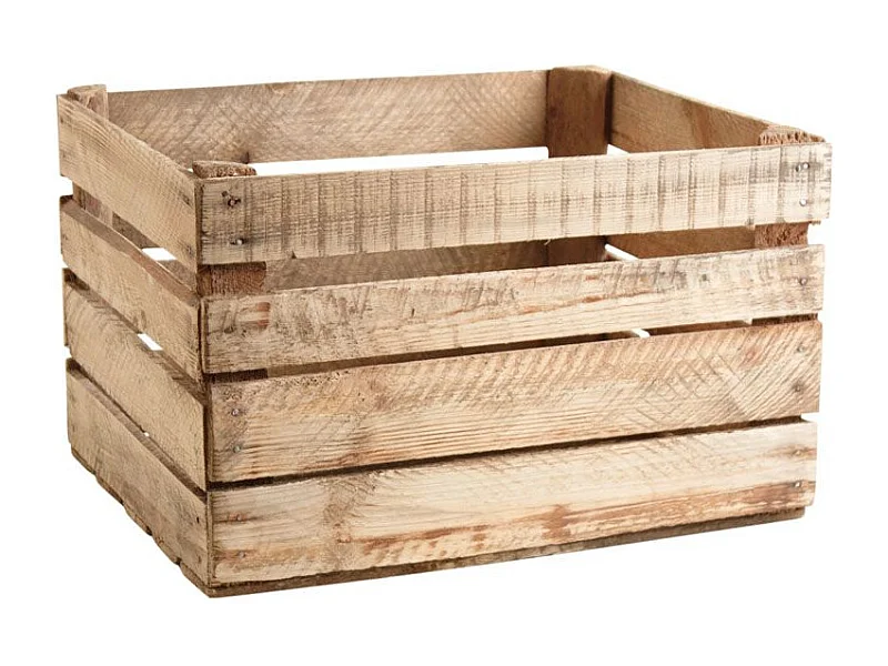 Caisse en bois rustique
