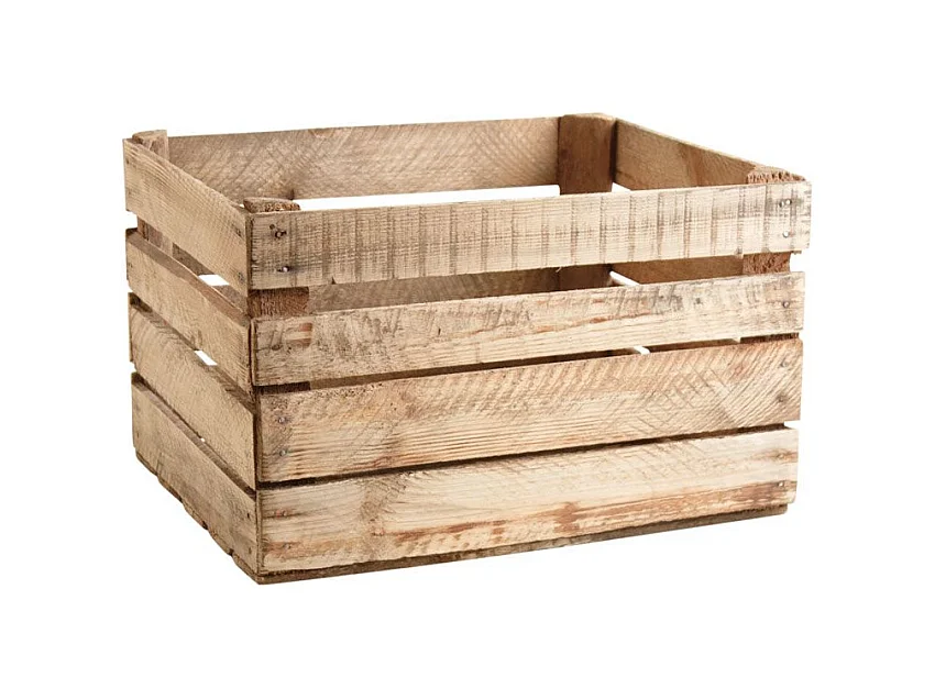Caisse en bois rustique