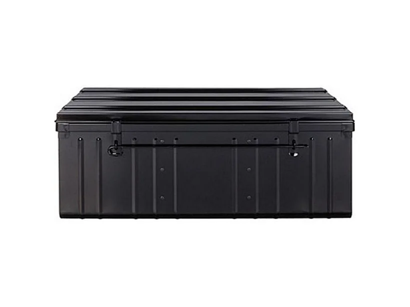 Malle armoire métal noir View