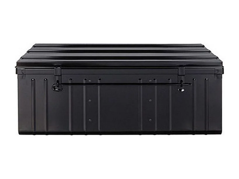 Malle armoire métal noir View