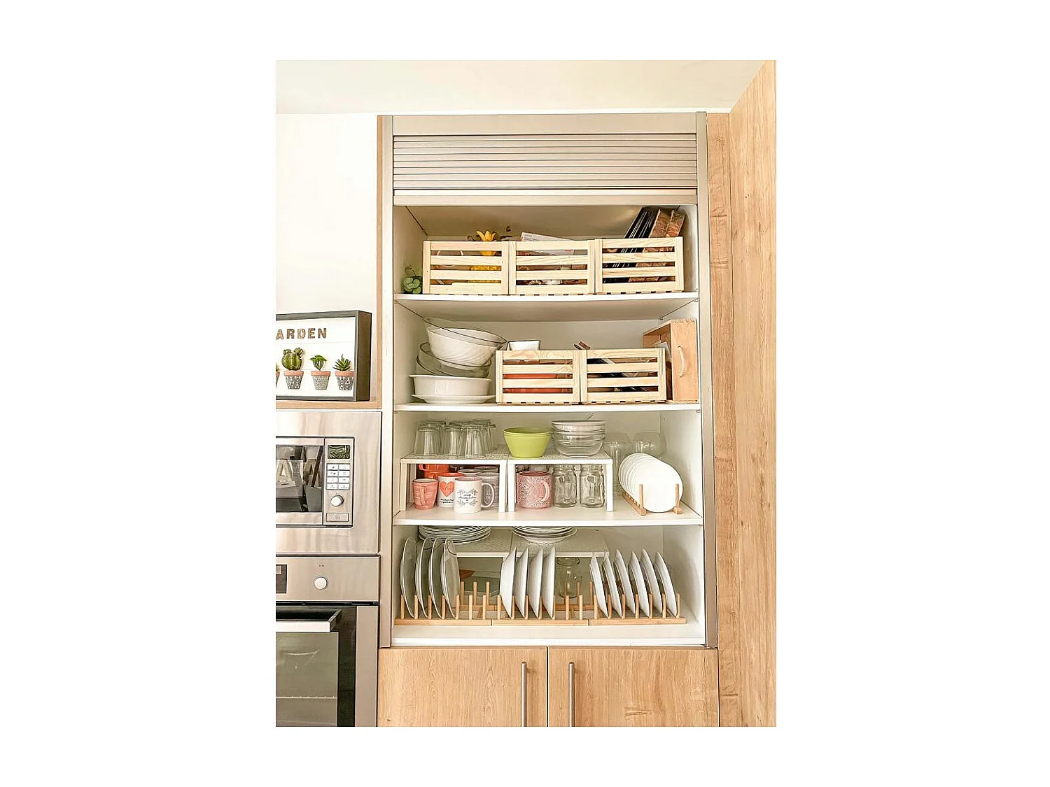 Caisse de rangement en pin massif Home box Moyenne