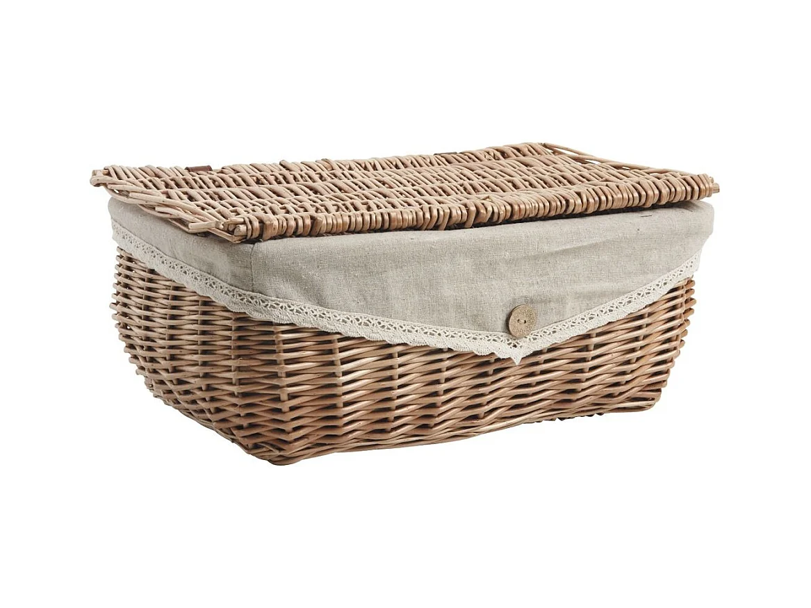 Coffrets en osier clair