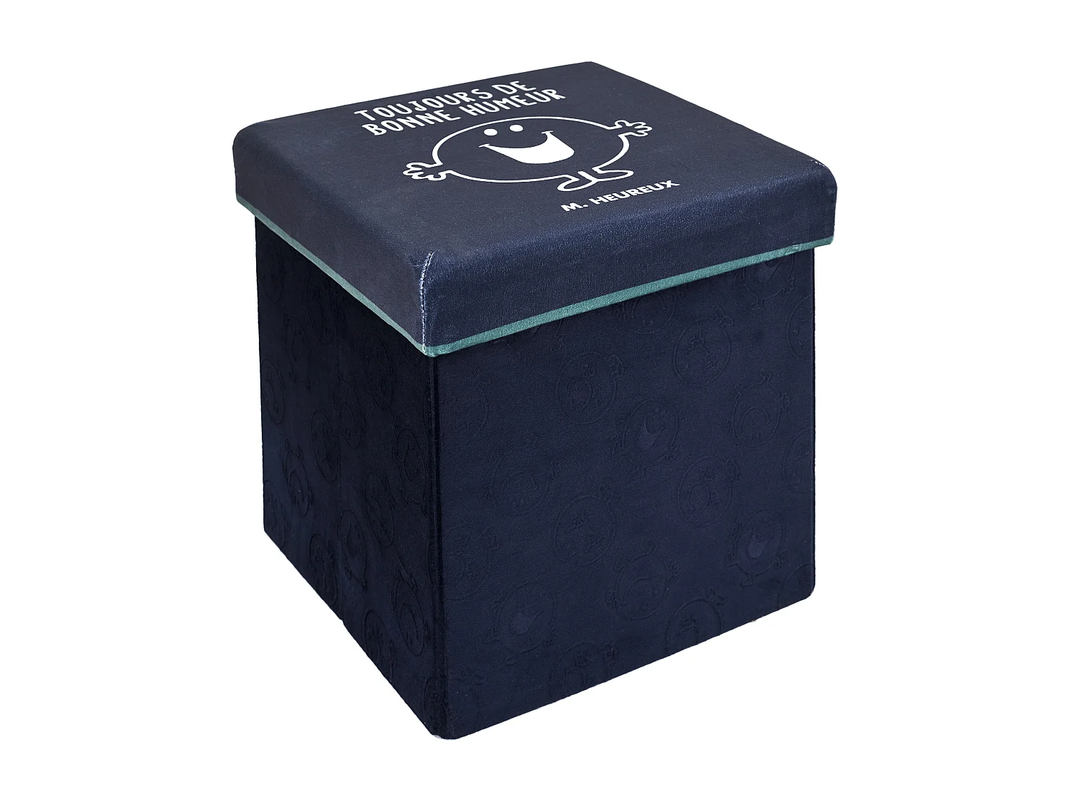 Coffre Pouf Pliable Monsieur Heureux