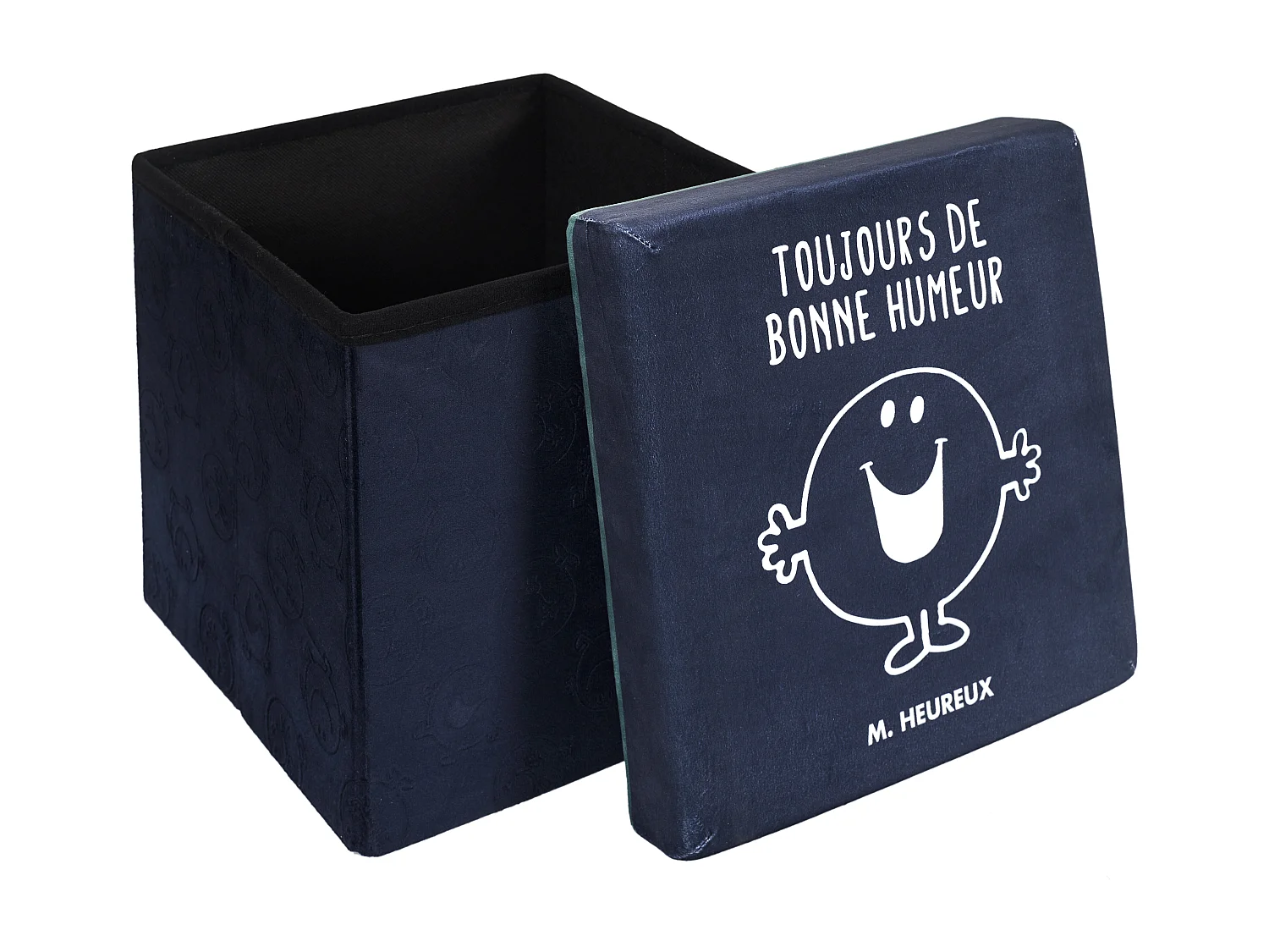 Coffre Pouf Pliable Monsieur Heureux