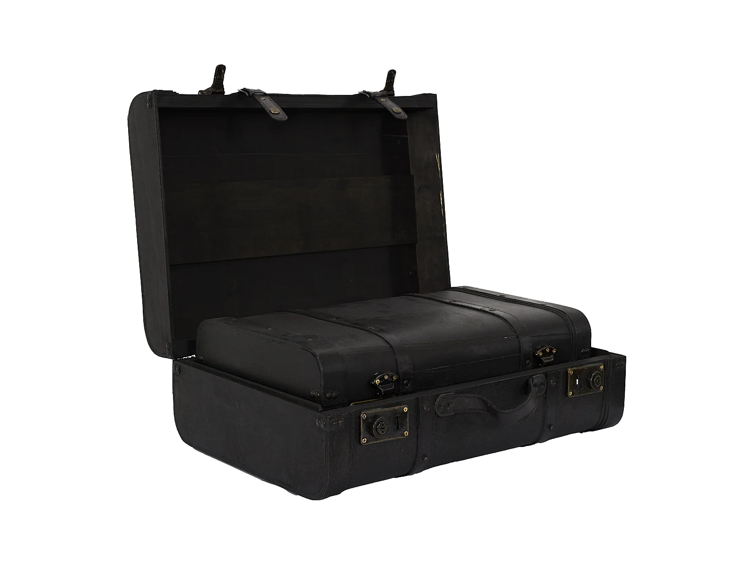 Malle Vintage Deco X2 Marron