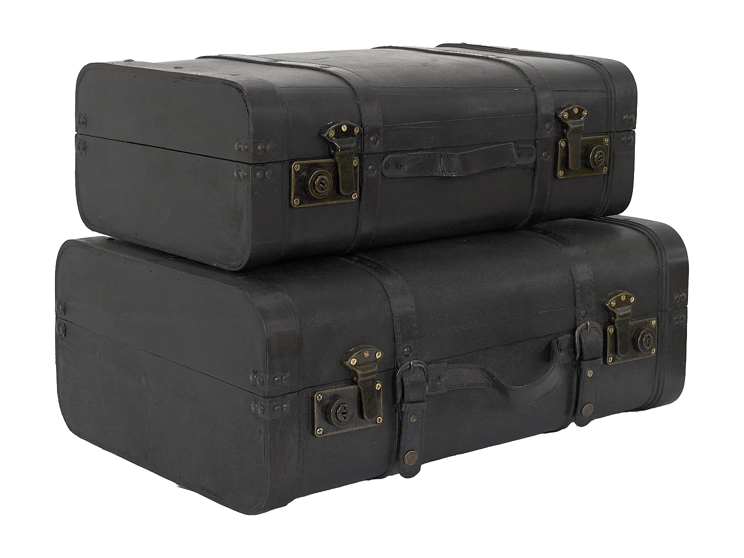 Malle Vintage Deco X2 Marron