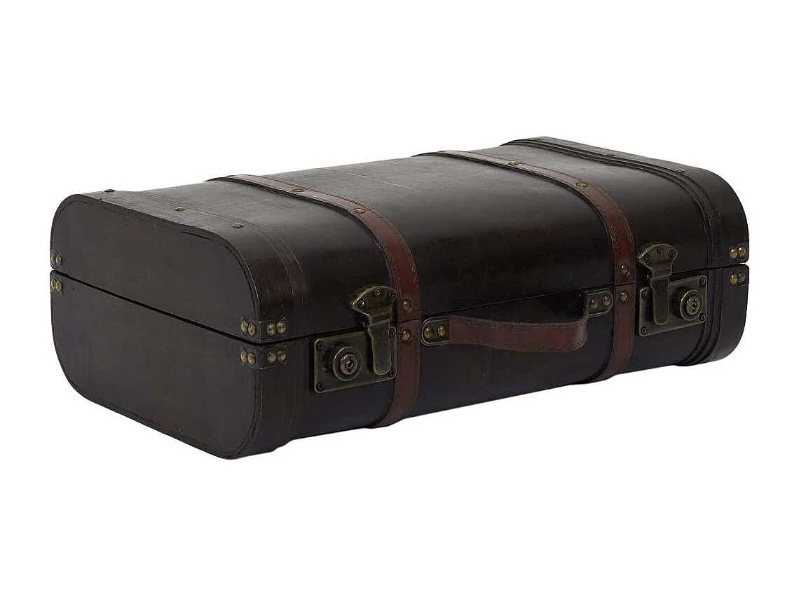 Malle Vintage Deco X2 Marron