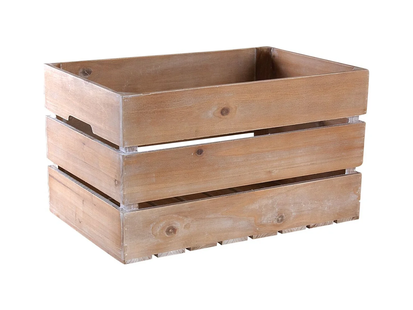 Caisse en bois patiné