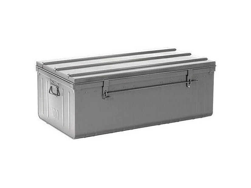 Malle acier gris Dax L101xH41xP56