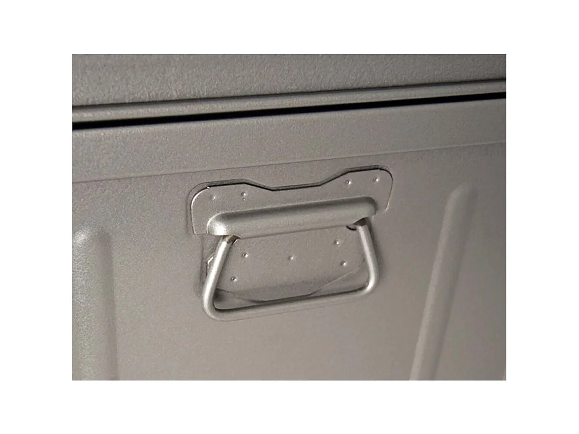 Malle acier gris Dax L101xH41xP56