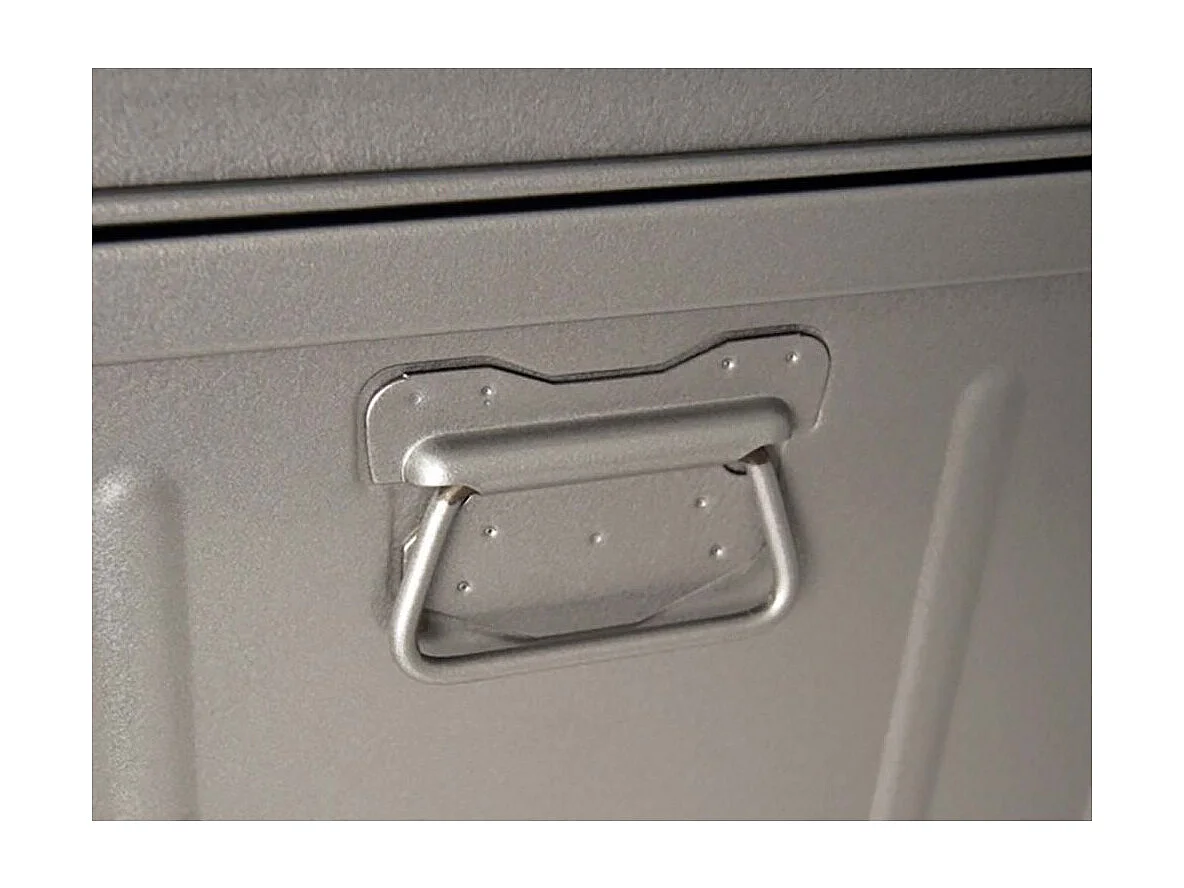 Malle acier gris Dax L101xH41xP56