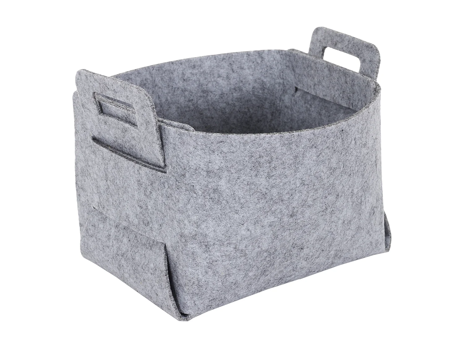 Lot De 3 Rangements En Feutre Pliables Gris