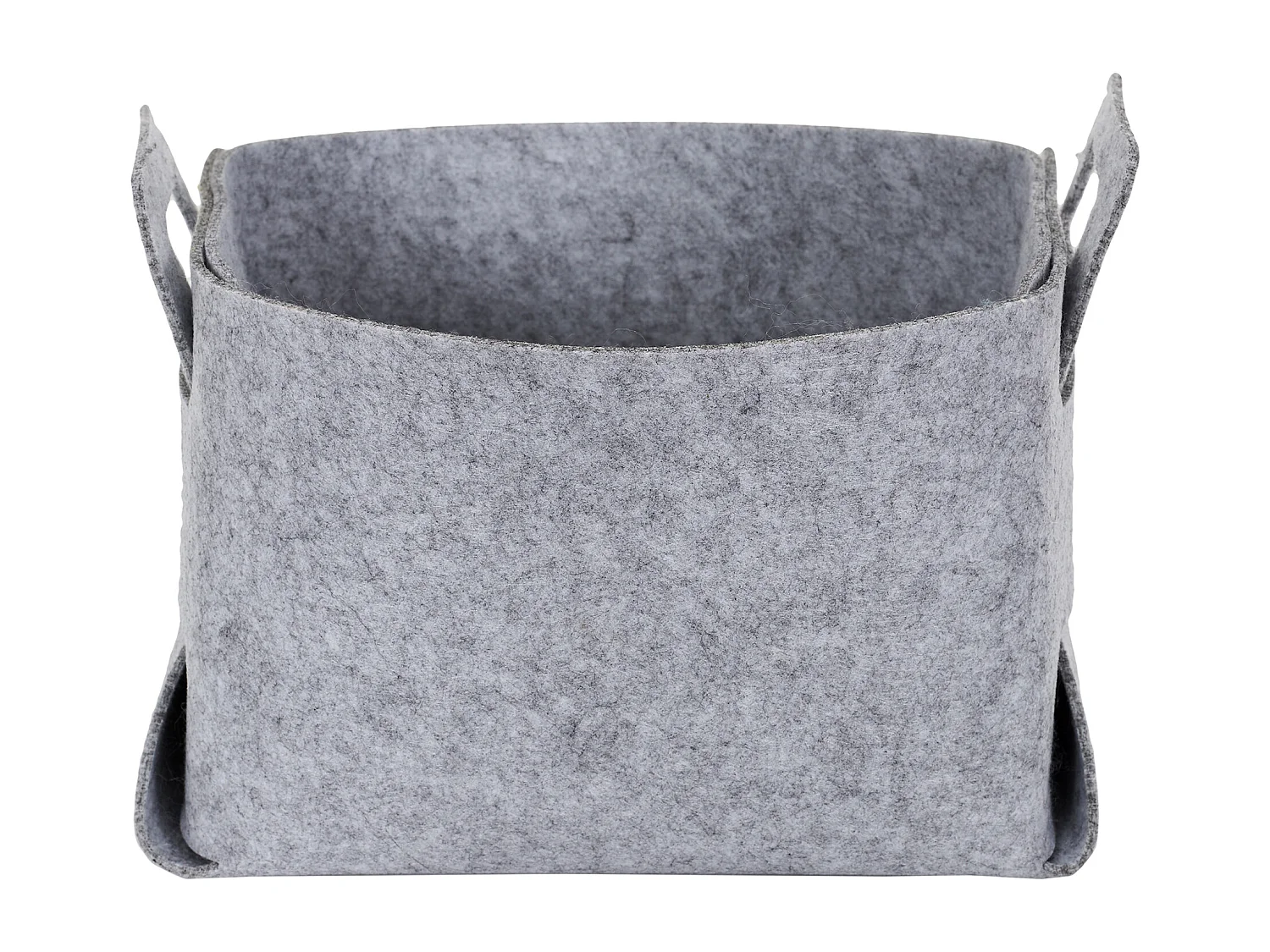 Lot De 3 Rangements En Feutre Pliables Gris