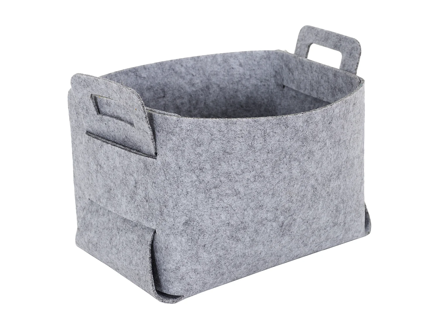 Lot De 3 Rangements En Feutre Pliables Gris